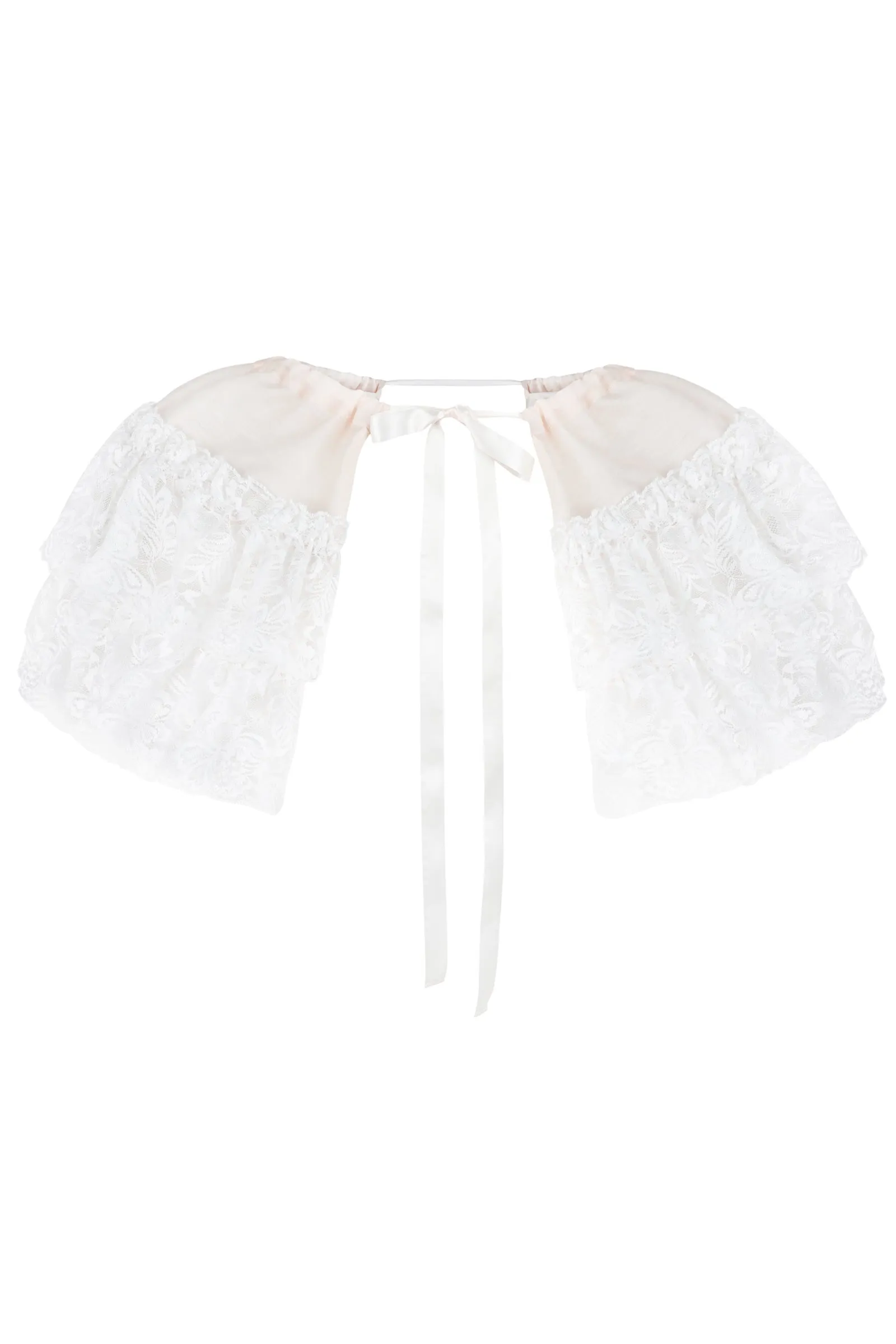 En Pointe Silk Ruffle Cage