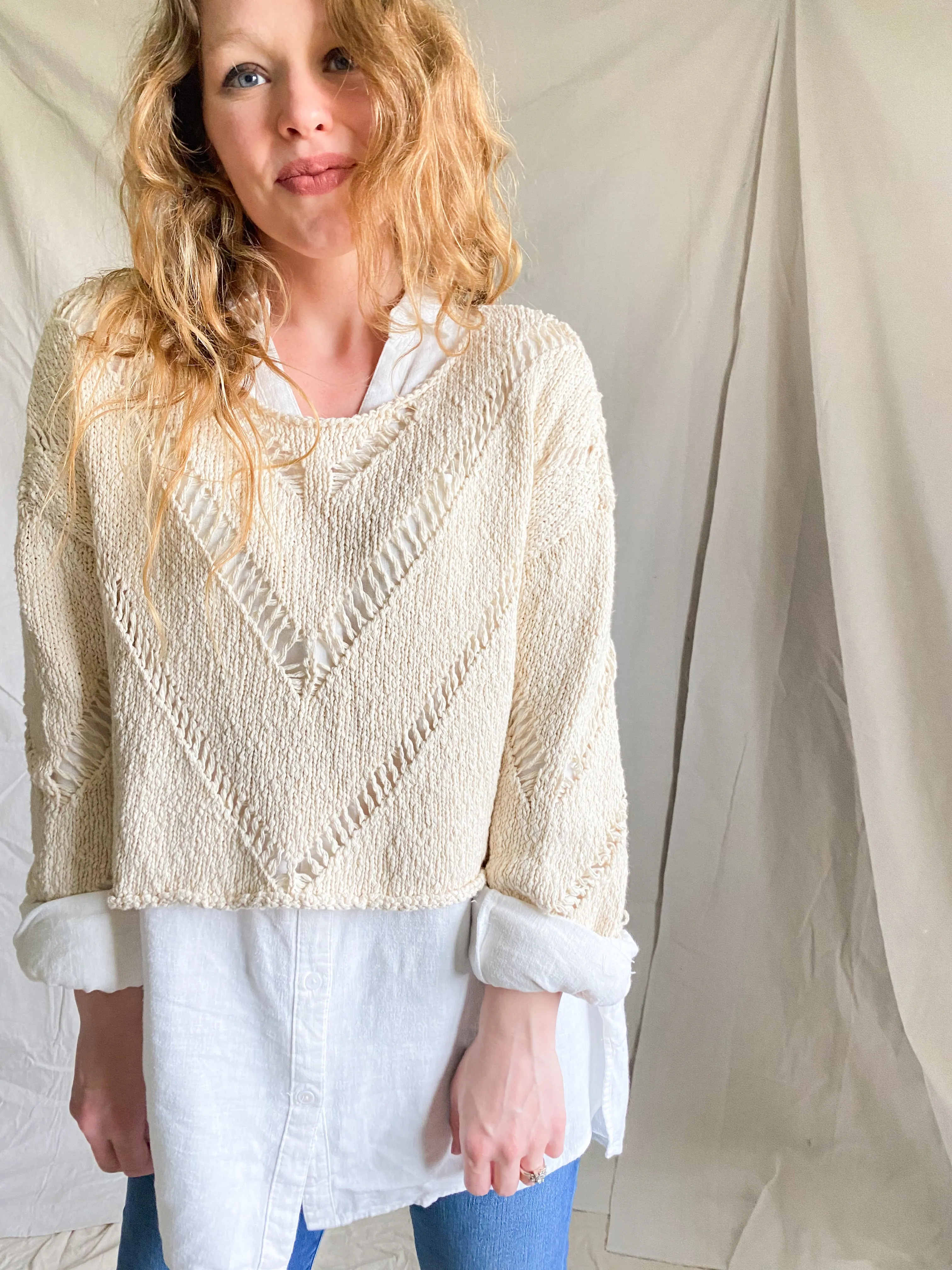 Free People Hardy popover sweater