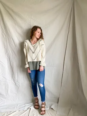Free People Hardy popover sweater
