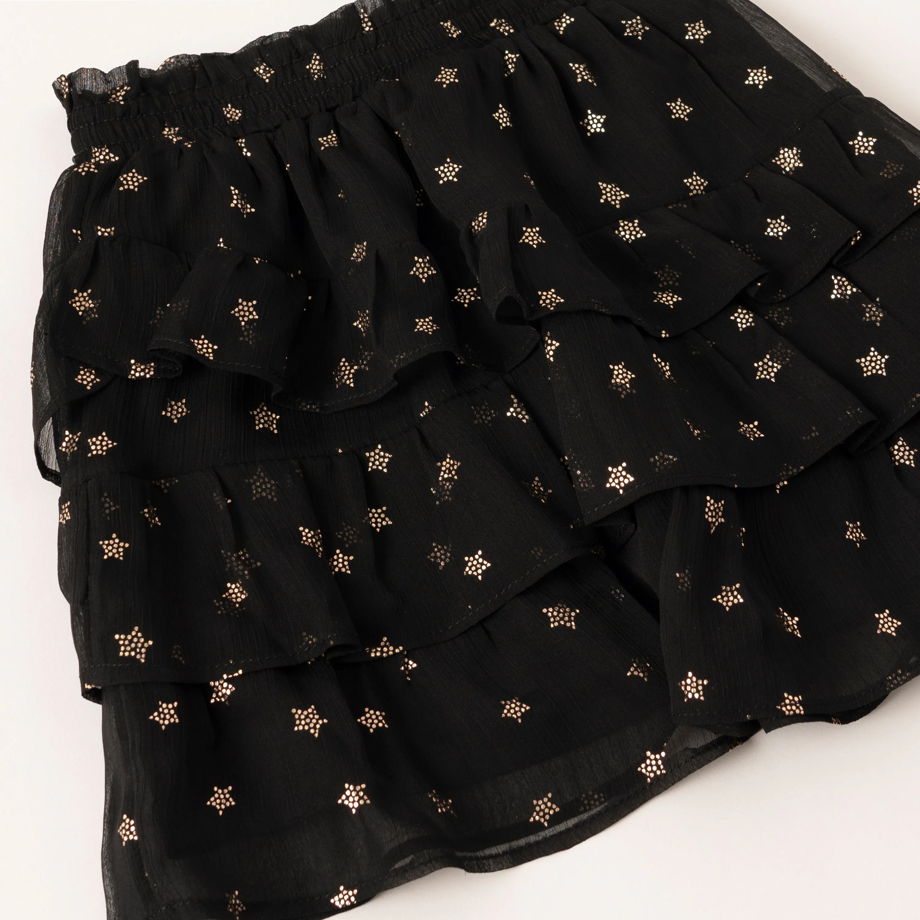 Glitter Star Tiered Skirt