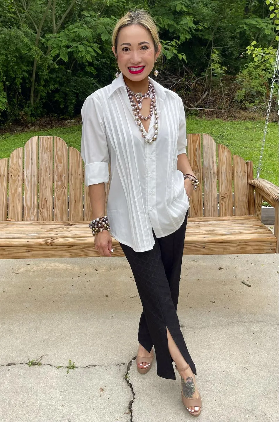 HC Front Pleated Shirt