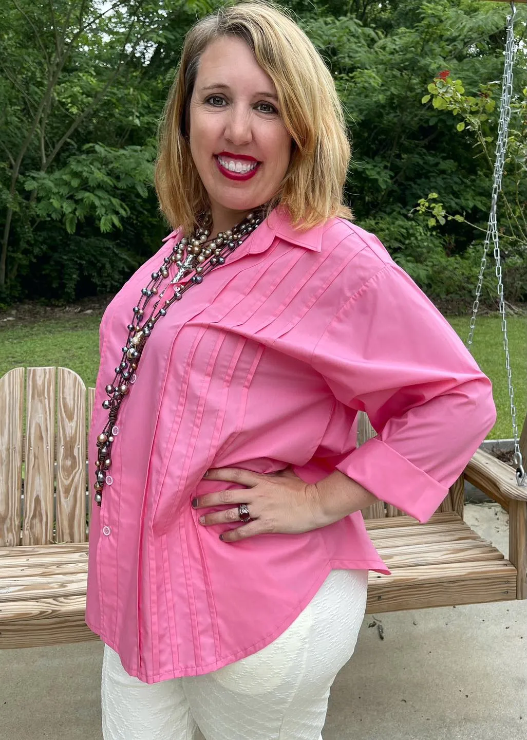 HC Front Pleated Shirt