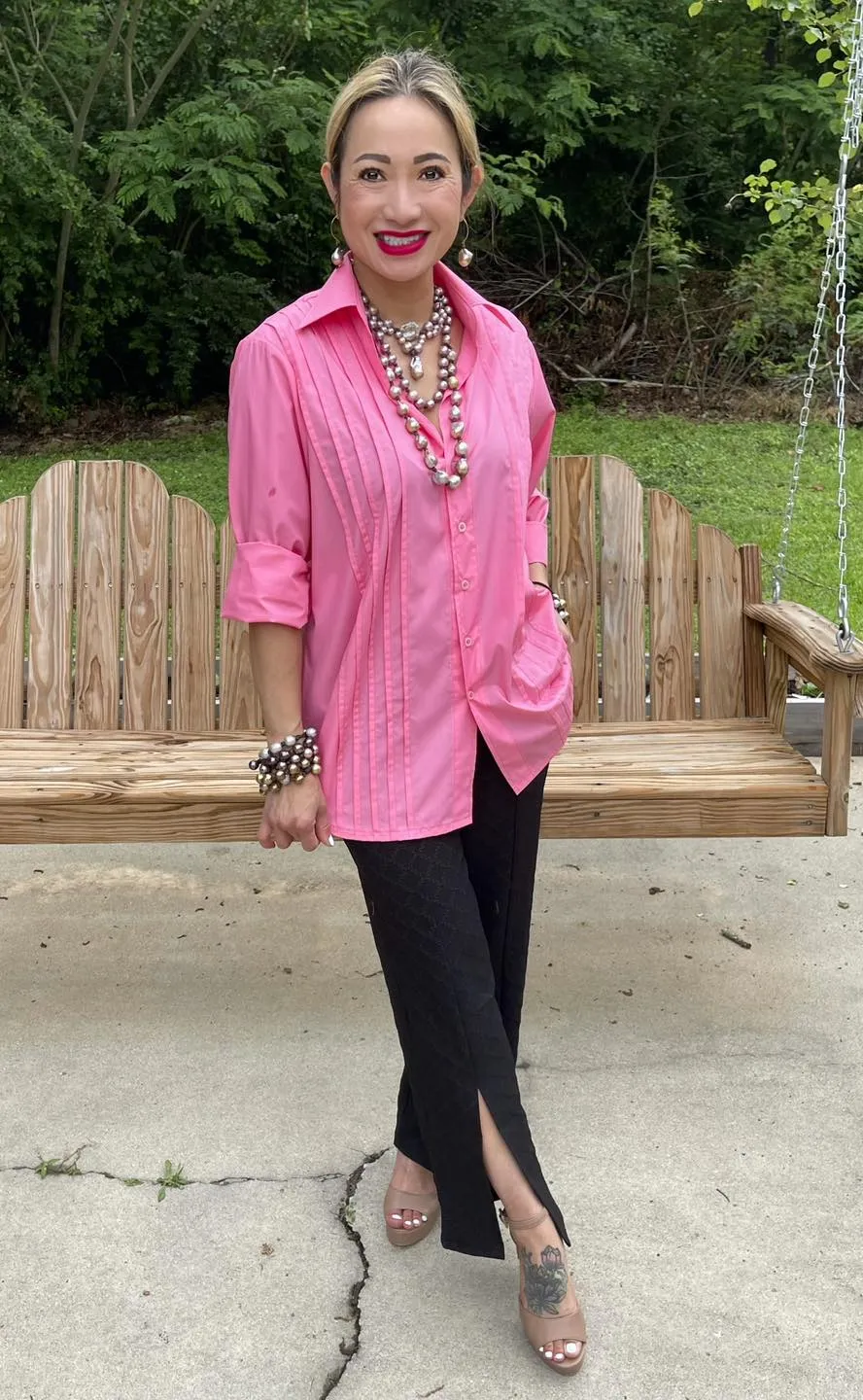 HC Front Pleated Shirt