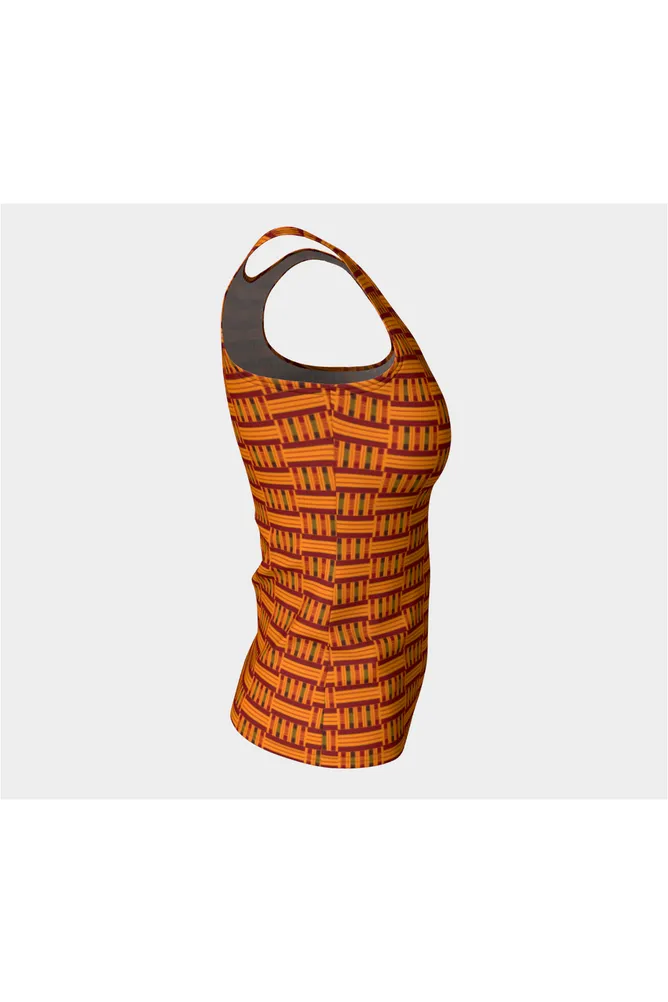 Kente Fitted Tank Top