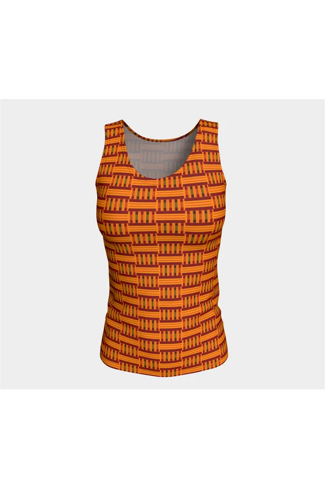 Kente Fitted Tank Top