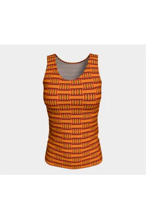 Kente Fitted Tank Top