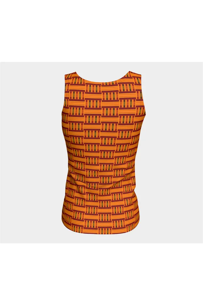 Kente Fitted Tank Top