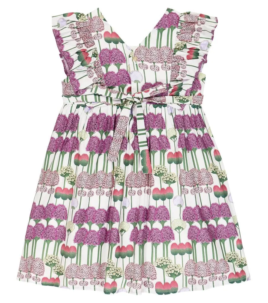 La Coqueta Floral Cinta Dress, Multicolor