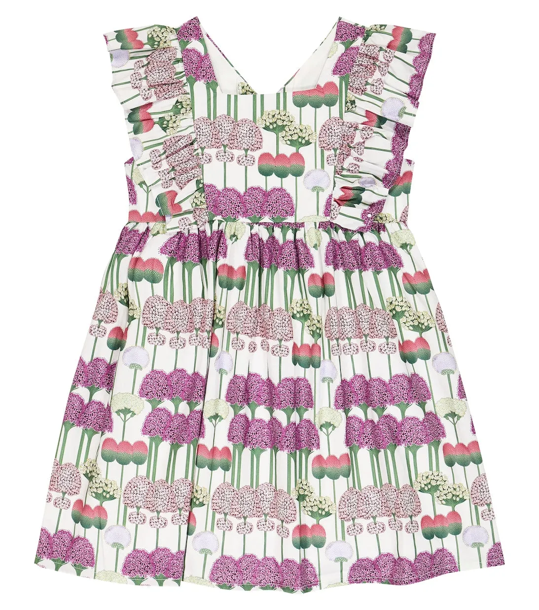 La Coqueta Floral Cinta Dress, Multicolor