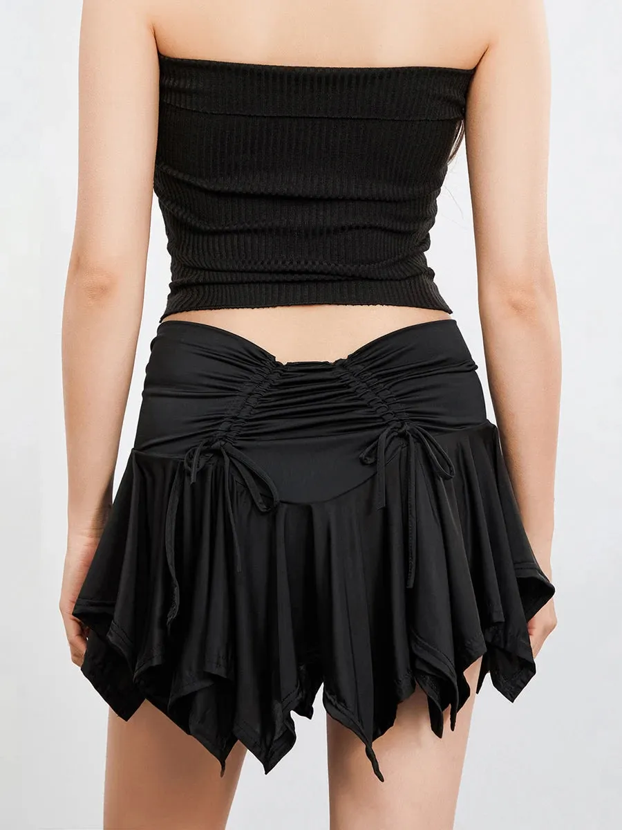 Low-Rise Asymmetrical Mini Skirt – Edgy & Trendy Summer Streetwear
