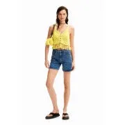 Madagascar Crochet Tank -Black
