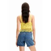 Madagascar Crochet Tank -Black