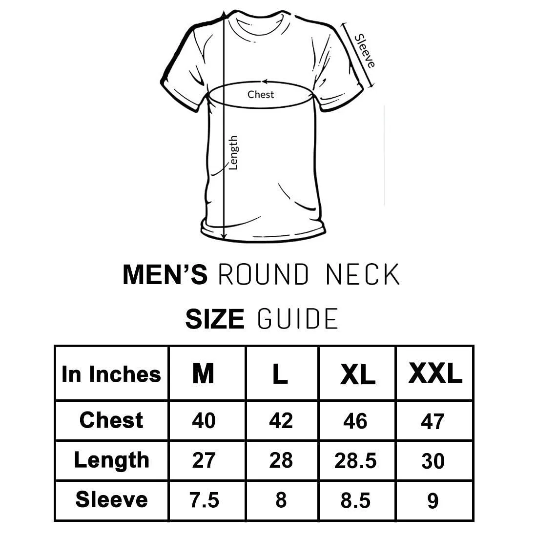 Nutcase Designer Round Neck Men's T-Shirt Wrinkle-Free Poly Cotton Tees - Go Wild