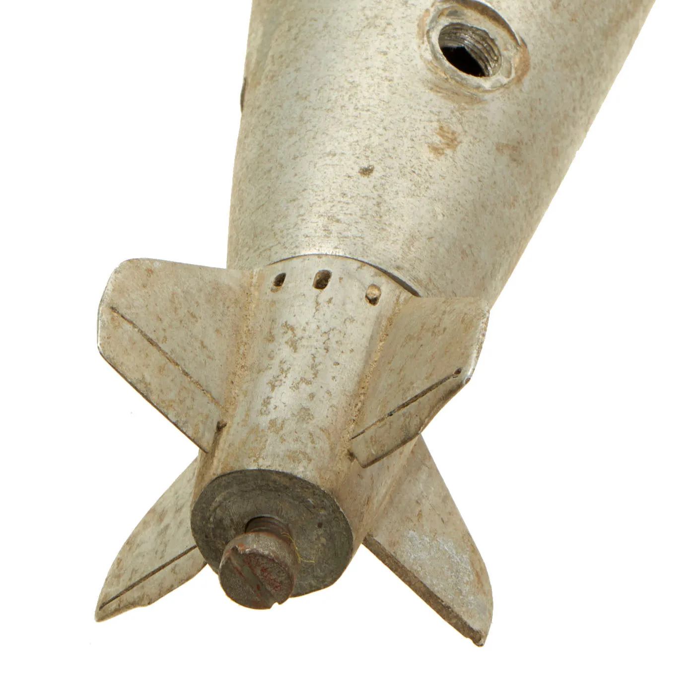 Original U.S. WWII US Navy Miniature Mk 14 Submarine Launched Anti-Ship Torpedo Trench Art