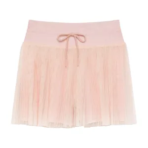 Pink Pleated Skirt