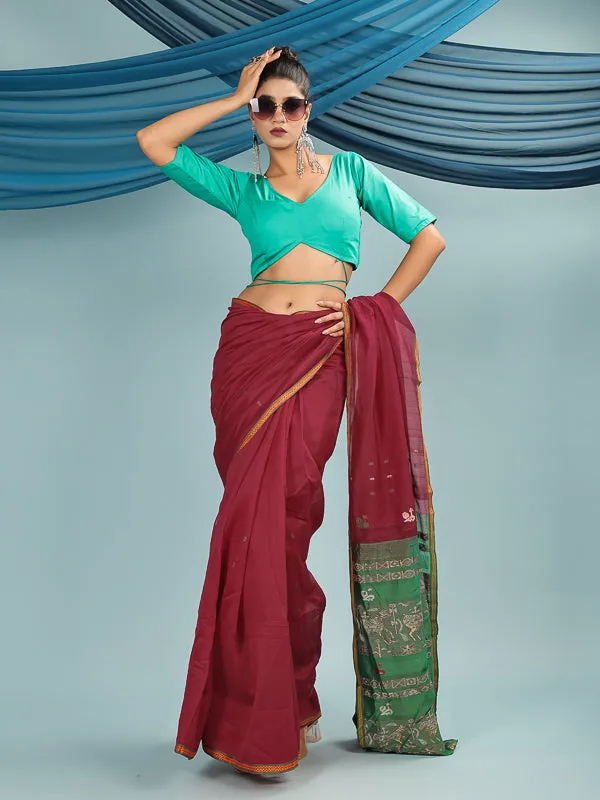 Sea Green Tie-up Blouse