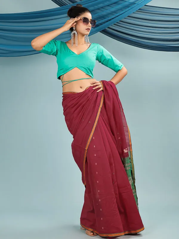 Sea Green Tie-up Blouse