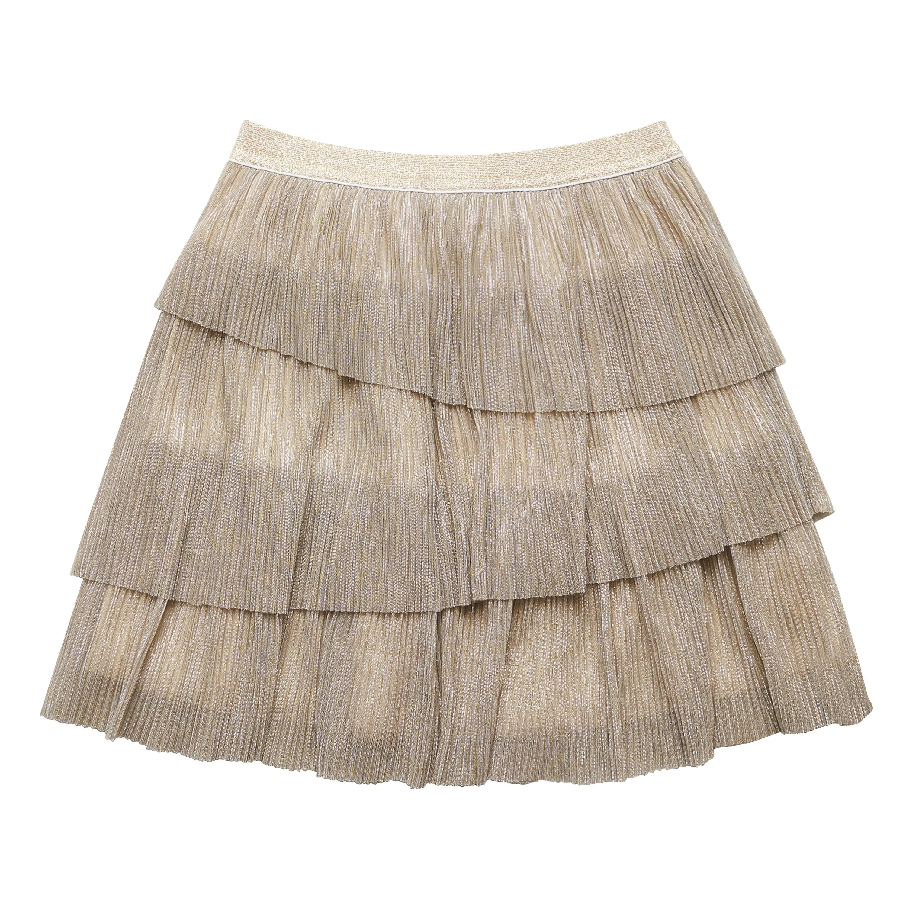 Twisted Metallic Skirt