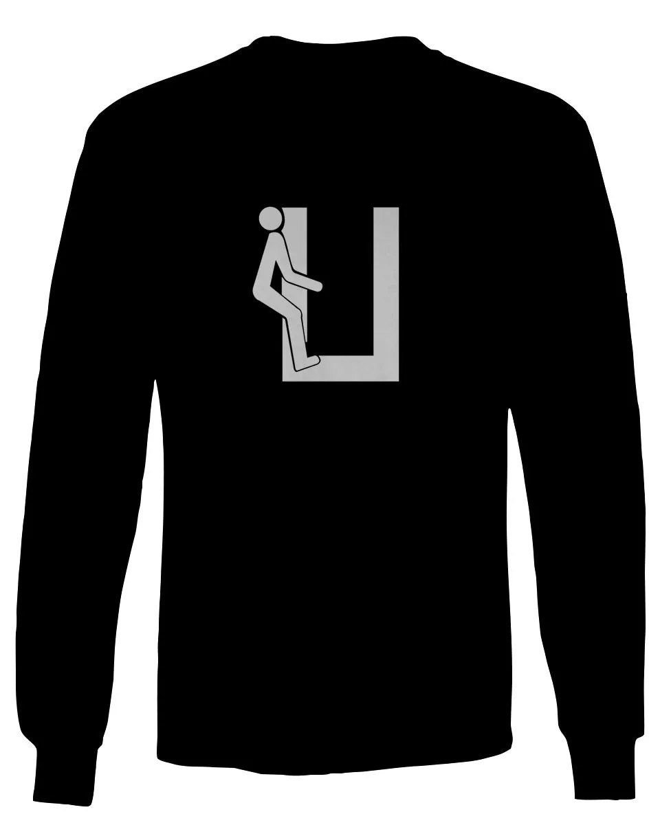 VICES AND VIRTUESS Hilarious Fuck U You Funny Offensive Graphic mens Long sleeve t shirt