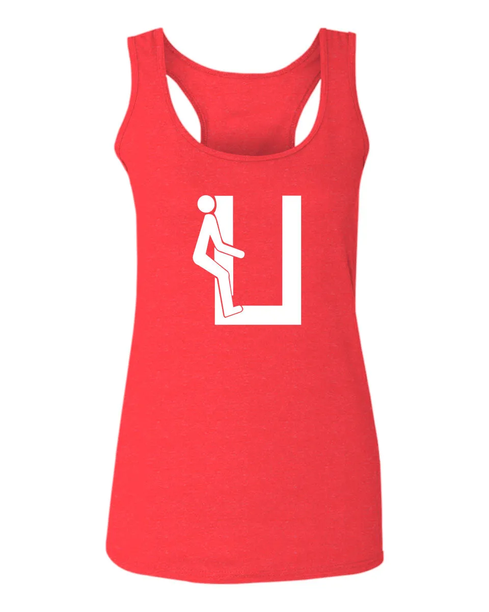 VICES AND VIRTUESS Hilarious Fuck U You Funny Offensive Graphic  women's Tank Top sleeveless Racerback