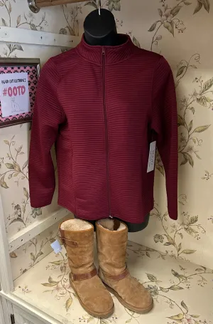 Vogo Burgundy Jackets/Coats, XL