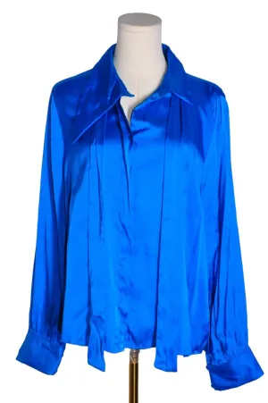 ZARA Women Blouses Regular fit in Blue - L